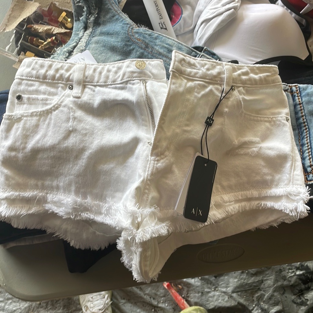 Armani Womens Jean Shorts Brand New